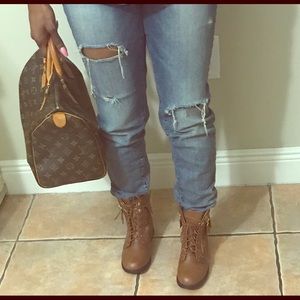 💥Sale💥 Brown combat boots